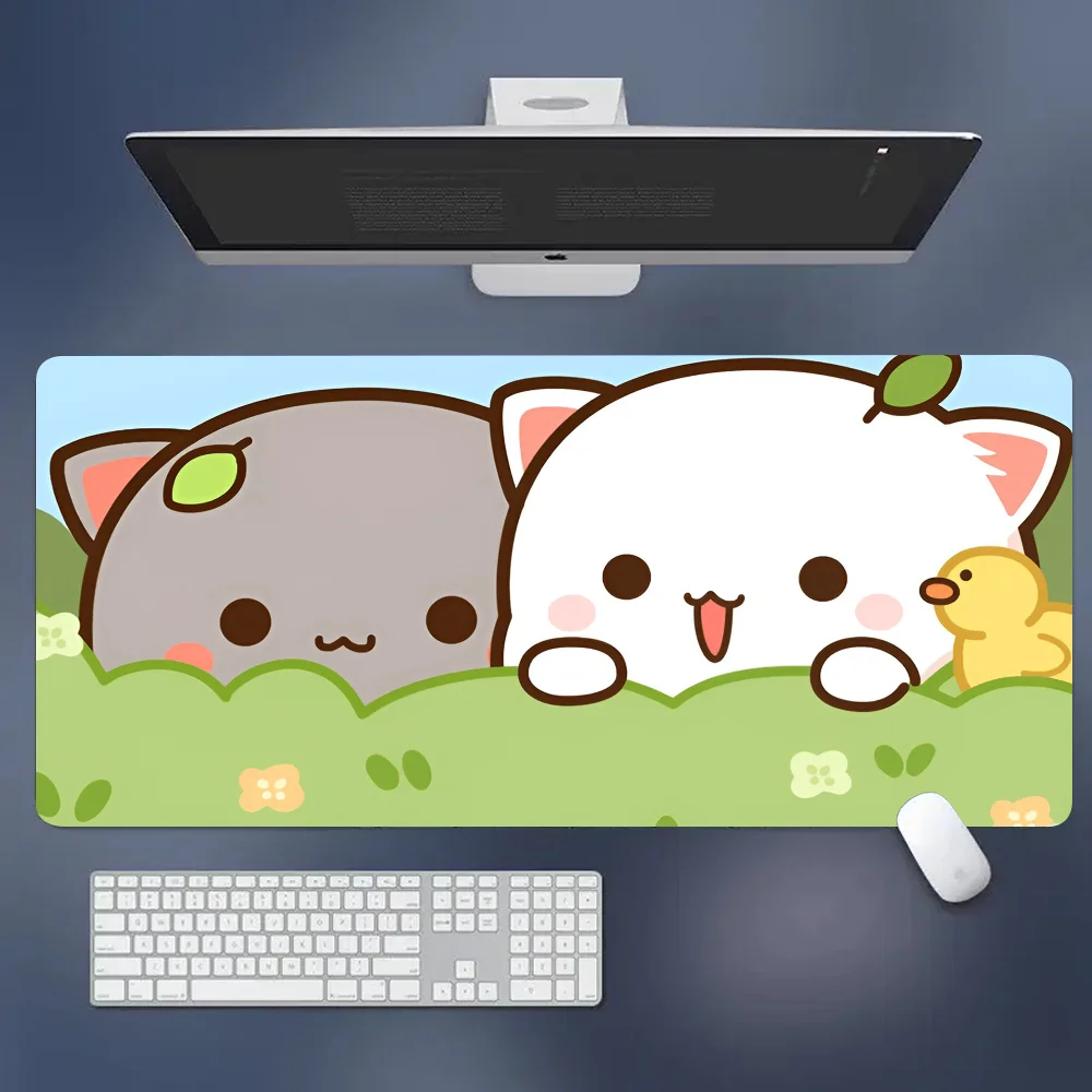 Milk Mocha Bear Beautiful Durable Rubber Mouse Mat Pad Size For CSGO Game Player Desktop PC Computer Laptop