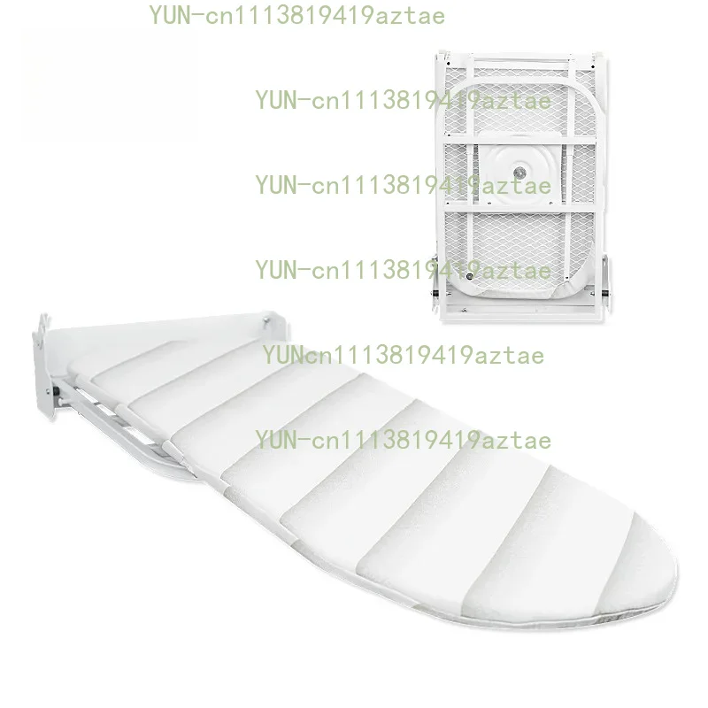 Household ironing board, folding 180 degrees rotating wall-mounted wardrobe ironing board