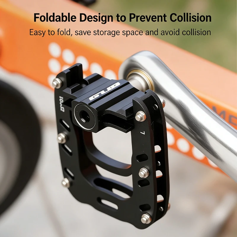 

Складные педали GUB для велосипеда с тройным шарикоподшипником, из алюминиевого сплава, с противоскользящей поверхностью, для шоссейных и горных велосипедов