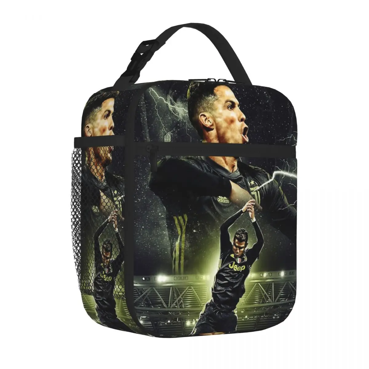 Сумки для обеда Криштиану Роналду Cr7, изолированная сумка для обеда, водонепроницаемая коробка для бенто, многоразовые сумки для пикника для женщин, работы, детей, школы