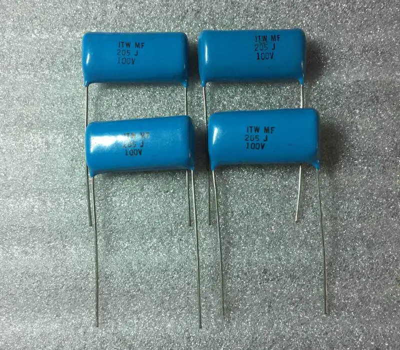 Vintage for ITW-Paktron 100V 2UF 205J HiFi Crossover Film Capacitor  30pcs