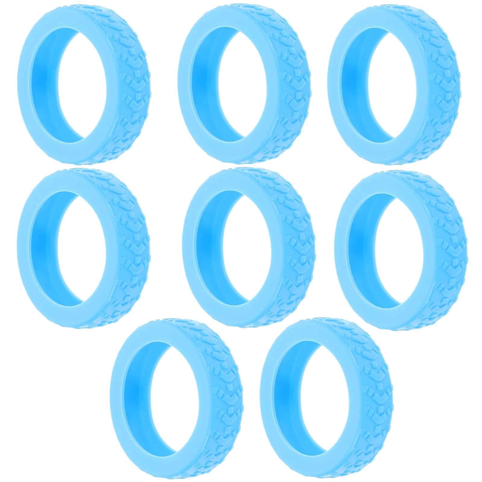 

8 Pcs Luggage Wheel Covers Silicone Suitcase Protectors Quiet Smooth Movement Long Lasting Easy Installation Furniture Leg Foot