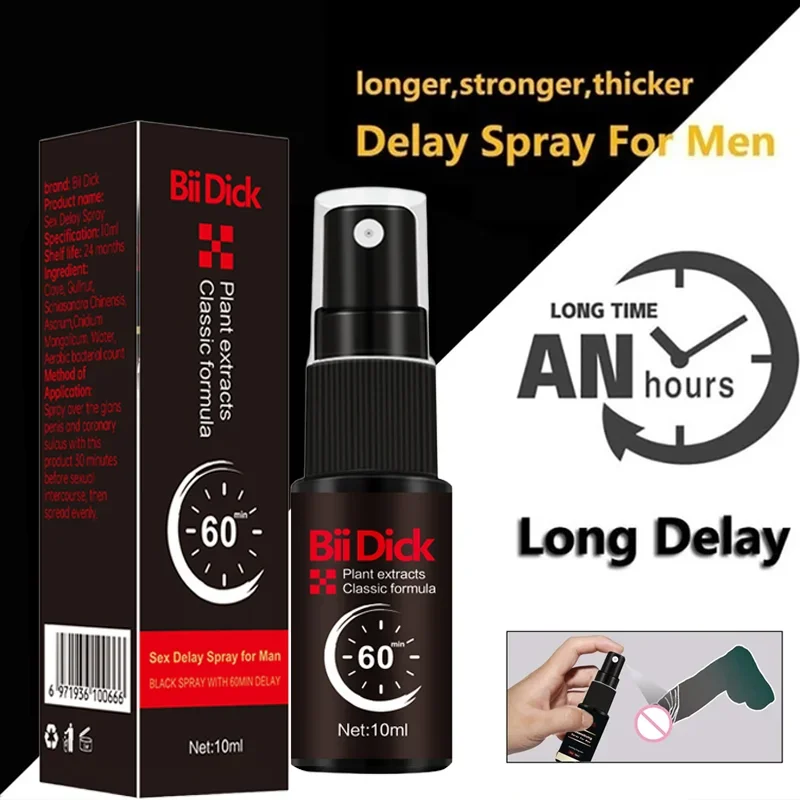 Man Lasting Long 60 Minutes Penis Enlargment Oil Sex Delay Spray Sex for Male External Use Anti Premature Ejaculation Sex Spray