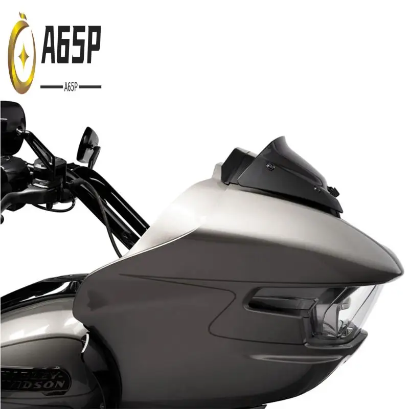 

A65P-Motorcycle Front 4.5Inch Windshields Windscreen Fairing For TOURING CVO Road Glide FLTRXSE 2023 2024