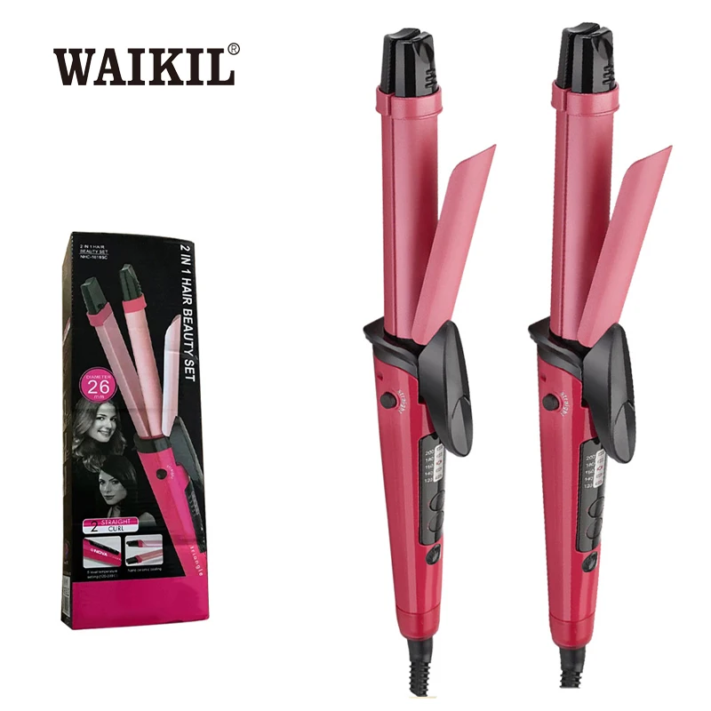 

WAIKIL's new professional electric straightener curling iron household women's hair styling tool straight roll dual-use clamp