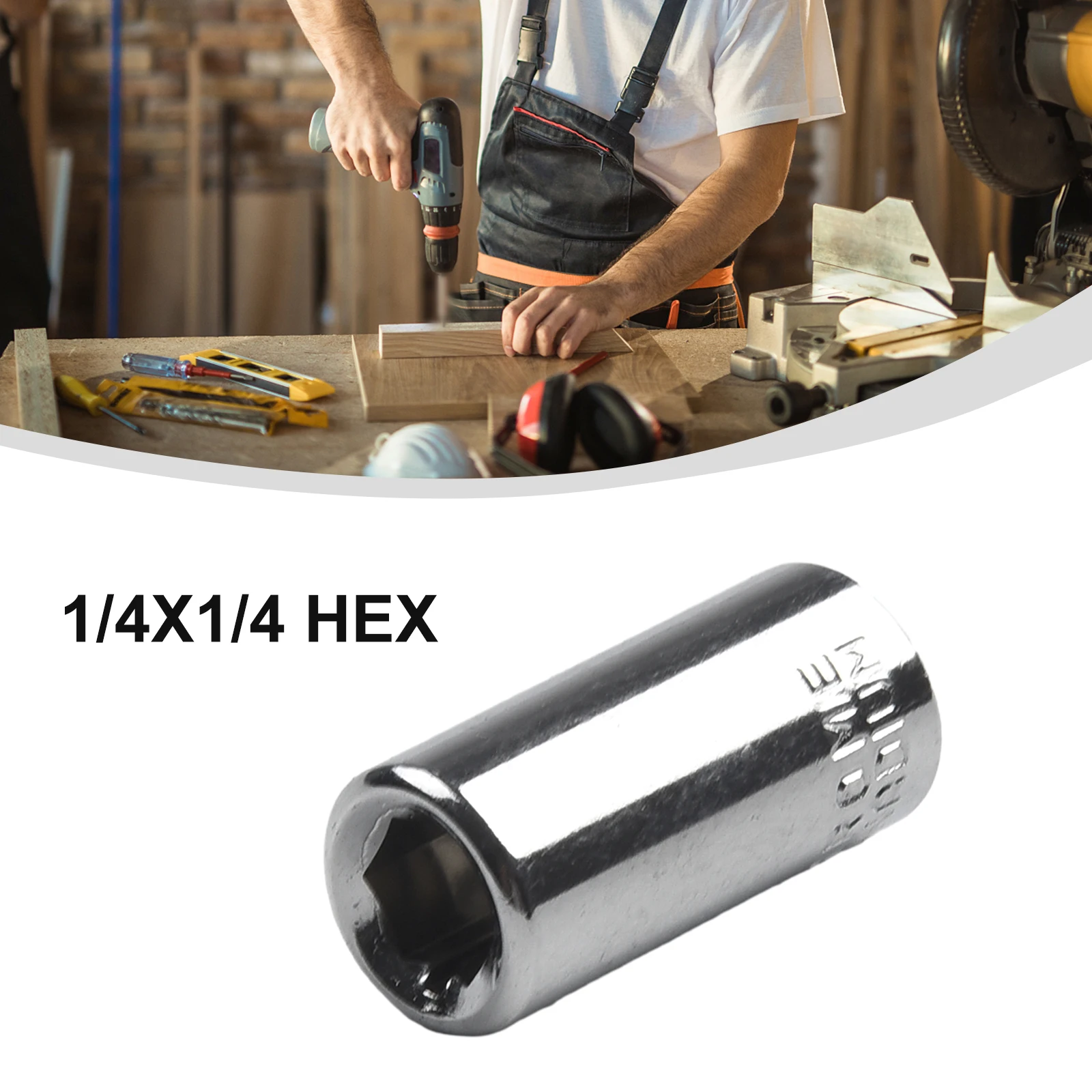 High Quality Practical Adapter 1 * Converter Adapter Socket Wrench Used With Ratchet Wrench 1/4 Inch Converter
