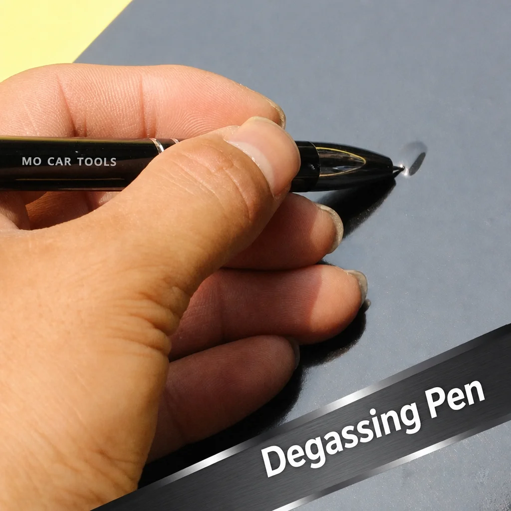 MULE Car Wrap Degassing Pen Fine Tip Vinyl Film Piercing Positioning Tool For Bubble Removal Auto PPF Window Tint Lnstallation