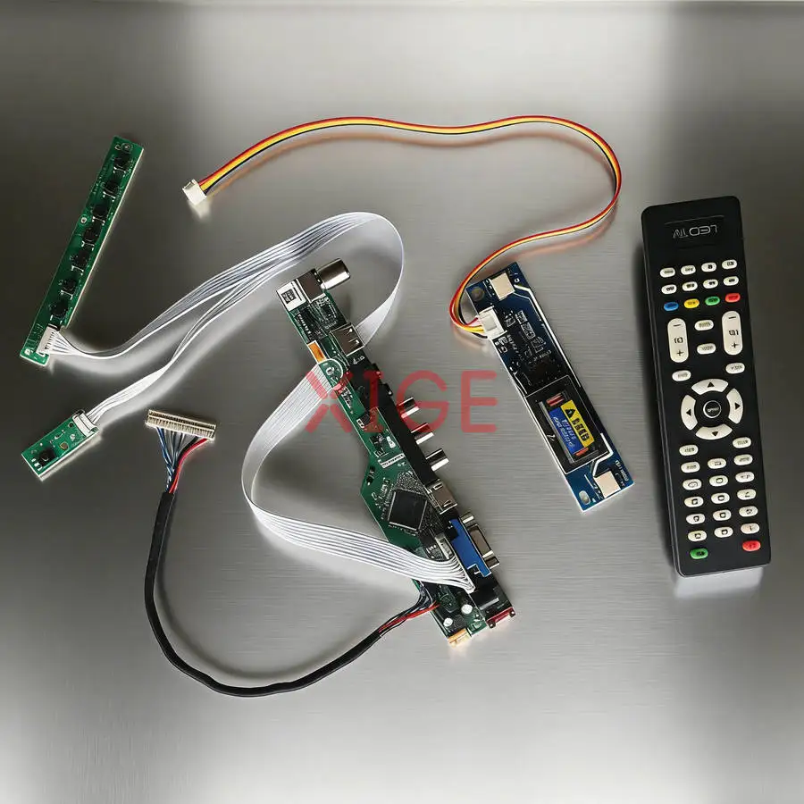 

Для MT190AW02 M190A1 M190PW01 TM190MCS01 Комплект платы контроллера привода монитора 1440x900 USB + AV + VGA + HDMI 30-контактный LVDS 2-CCFL 1440*900