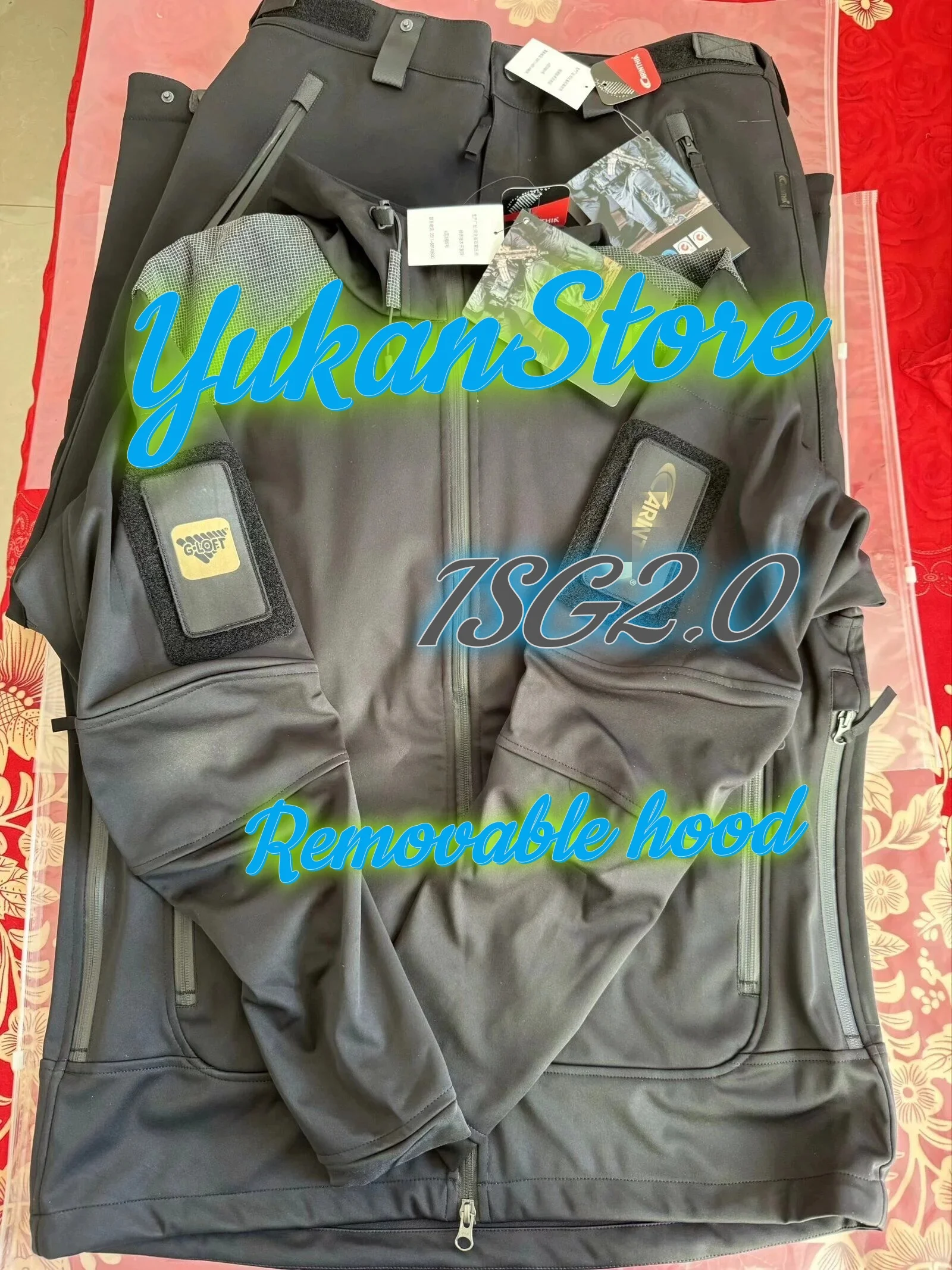 Isg2.0 Soft Shell Tactical Windbreaker Jacket With Logo