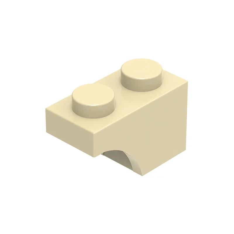 MOC 10 SZT. Klocki Części 3659 Specjalne Małe 7-Znakowe Klocki z 2 Otworami Zestaw Klocków Budowlanych Dom Zamek Półarcha Zabawki z Elementów dla Dzieci Prezenty