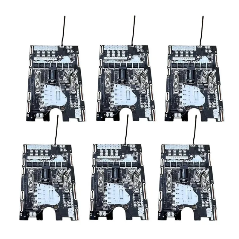 フルセット-18650-21v-バッテリー保護ボード-6-個バッテリー充電回路モジュール、電動工具用イコライザー回路付き