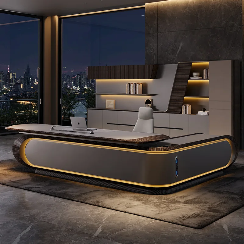 Meja Ketua Presiden Kantor Manajer Kelas Besar Rasa Senior