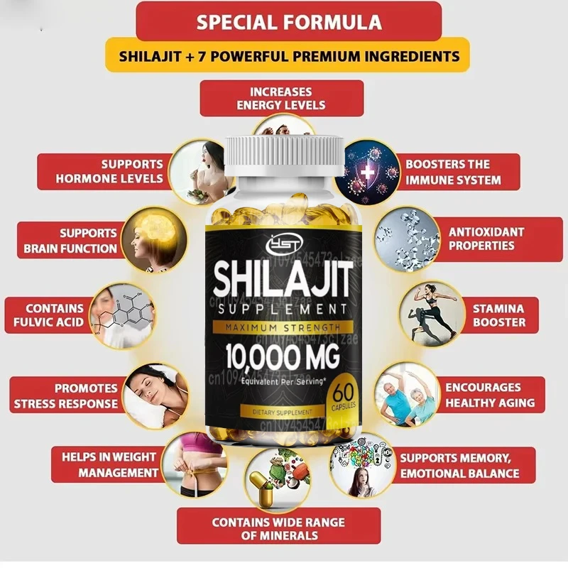 

Shilajit содержит более 85-следные минералы, капсулы Pure Shilajit и мужскую и женскую плотная кислота обеспечивает поддержку иммунитета