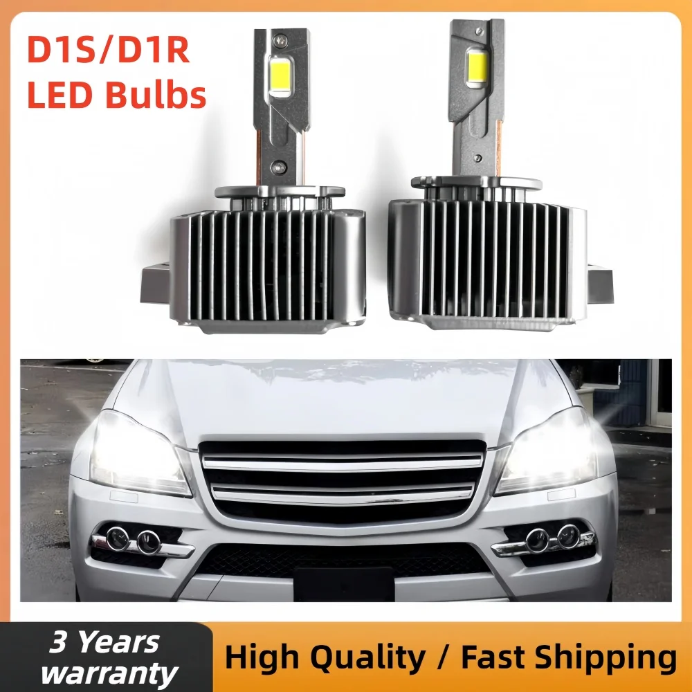 

D1S LED Headlight Bulbs D1R Turbo Lights 6000K 55W Car Lamp HID Xenon Conversion Kit Plug&Play For 2010-2012 Mercedes GL ML W164