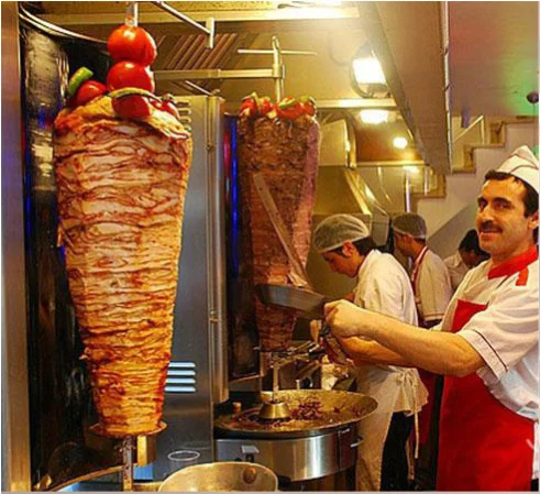 #High Quality Commercial Restaurant Used Kebab Grill Machine 5 Burner Gas Shawarma Doner Kebab Machine*