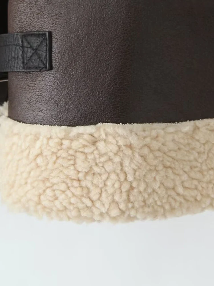 Europese en Amerikaanse stijl 2025, winter nieuwe dameskleding, modieuze pluche dikke warme losse nepbontjas