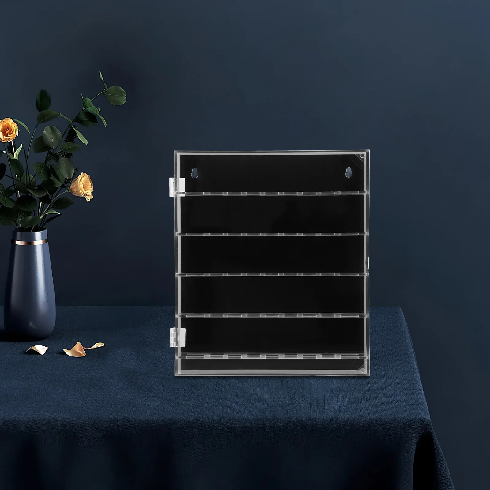 

Display Case for Challenge Coins 260x300x50mm Acrylic Clear Box Medal Badge Holder Collection Organizer Stand for Home Office