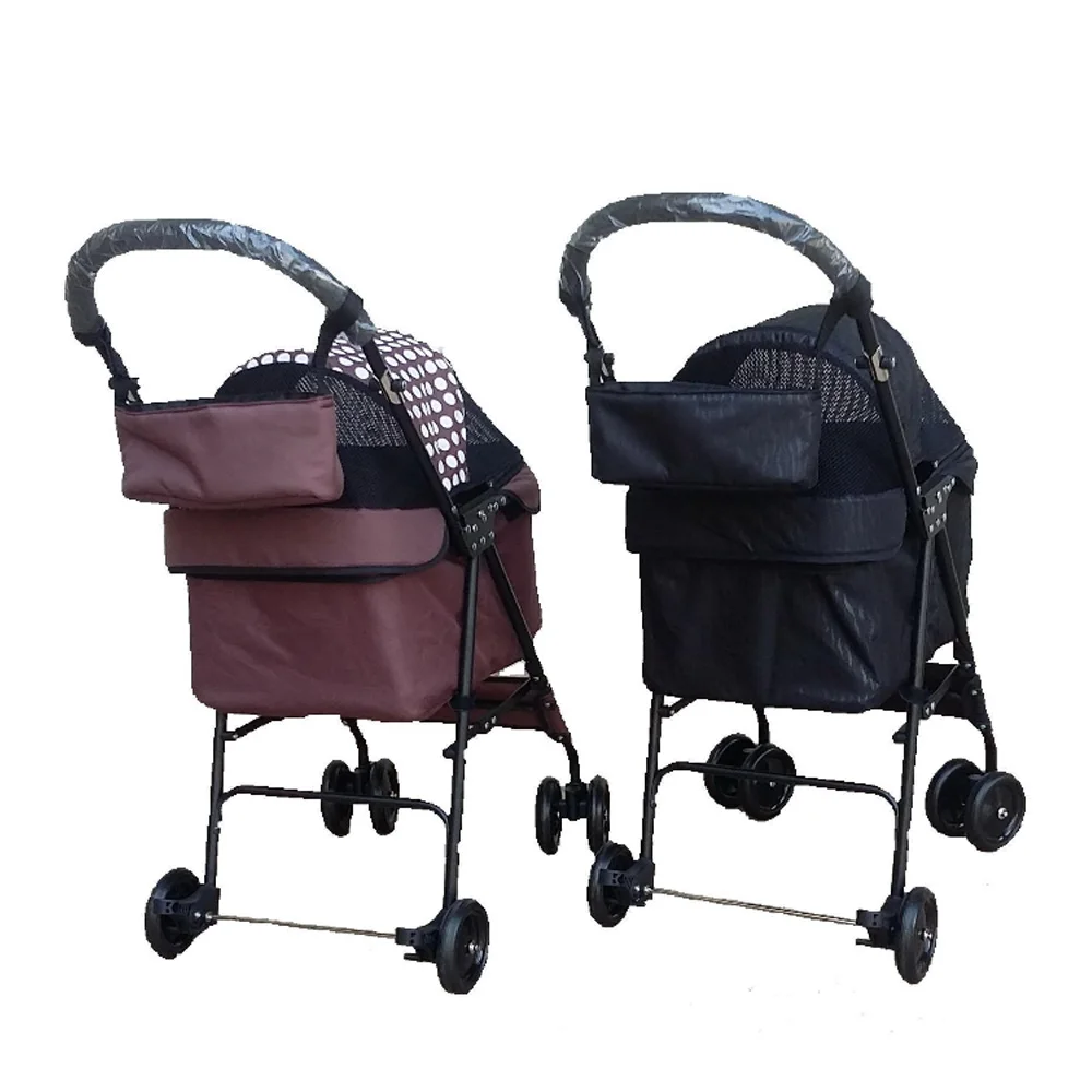 

Easy Carry Foldable Pet Travel Carrier Portable Dog Stroller 4 Wheels Pet Stroller