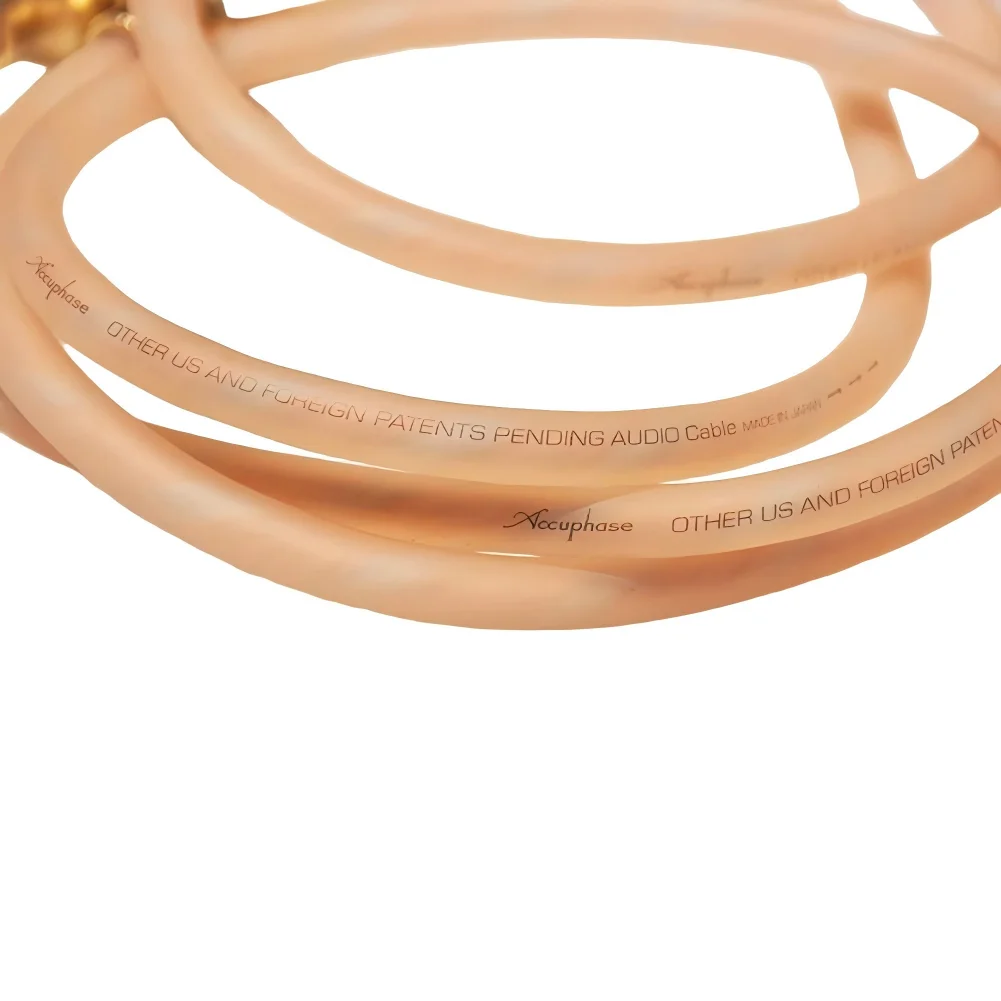 Accuphase AUDIO CABLE RCA1m ペア新品 Accuphase Double gold interconnect Audio Cable RCA Plug product
