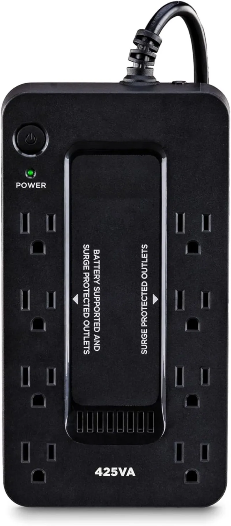 

ST425 Standby UPS System, 425VA/260W, 8 Outlets, Compact, Black