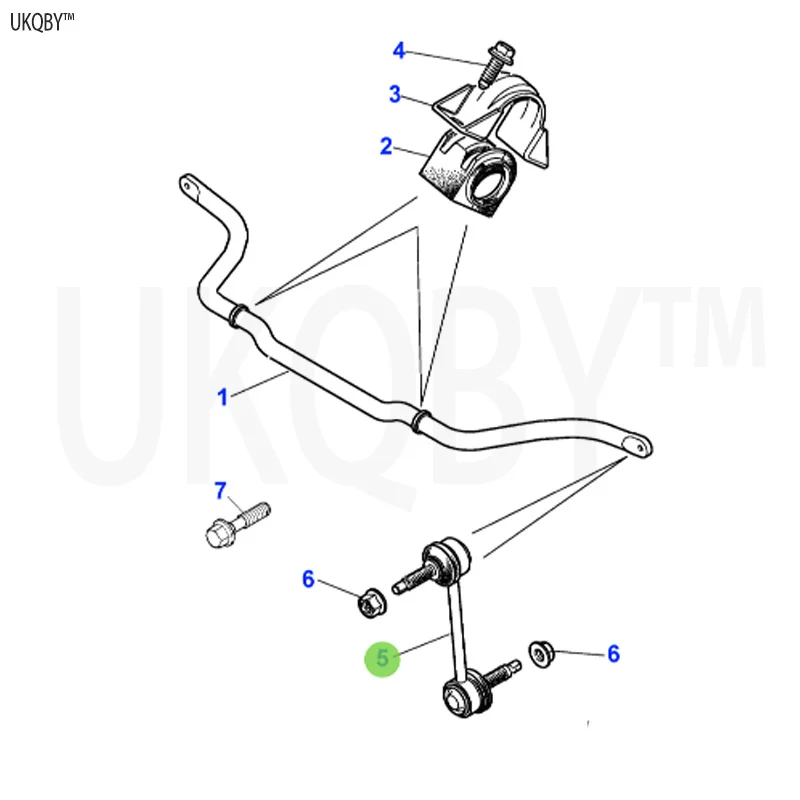 Ja gu ar X F 2009-2015 La nd Ro ve r C2C39468 Lower Link Rod