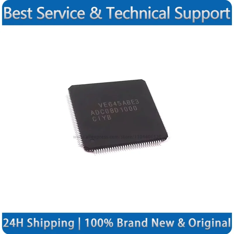ADC08D1000CIYB/NOPB HLQFP-128 Dual analog-to-digital converter chip New Original