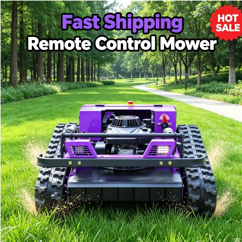 Customized New Arrival Remote Control Lawn Mower Lawn Mower Robot Grass Cutting Machine For Manor Farm Lawn Care
