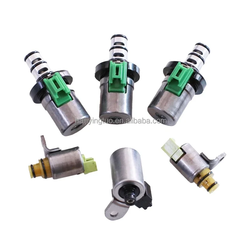 6PCS Original 4F27-E Transmission Solenoid Valve 4 SP FWD 1.8L 2.0L For Ford Focus Fiesta For Mazda 4F27E 48420K-R FN4A-EL