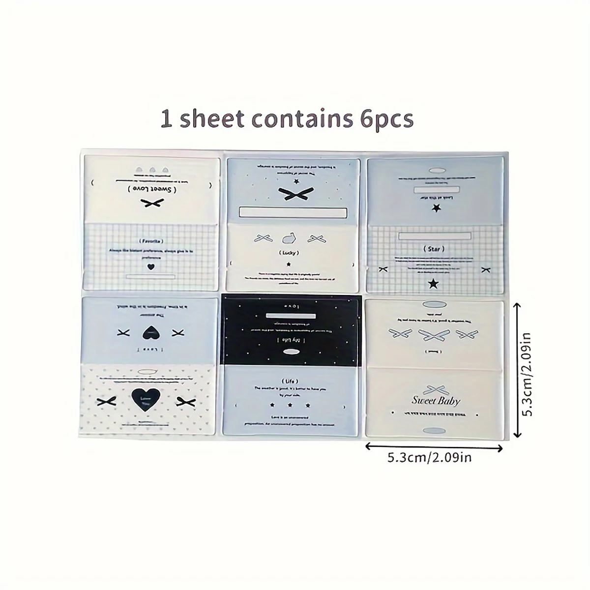 30 قطعة من البطاقات المطوية الصغيرة مع خطوط التجعيد - حاملات ملصقات على الطراز الكوري للمجوهرات وتغليف الهدايا، 5 أوراق من Pa الإبداعية