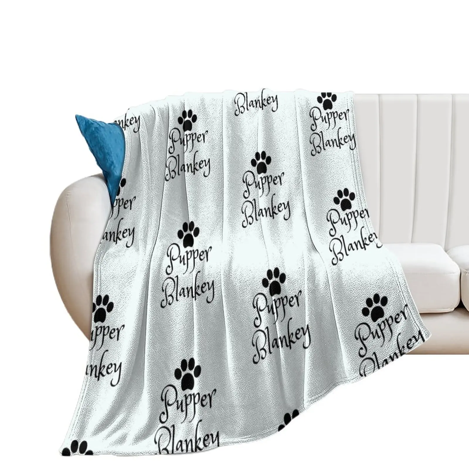 Pupper Blankey Throw Blanket Winter beds christmas decoration Blankets