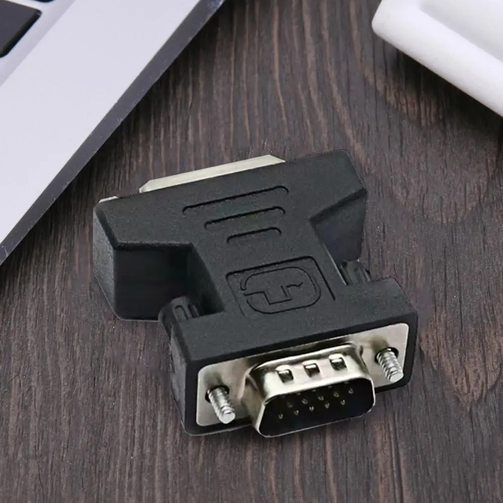 Video Improvement Adapter Dvi to Vga Adapter 24 Plus 5 Pin Dvi Female to 15-pin Vga Male Cable Converter for Monitor Computer