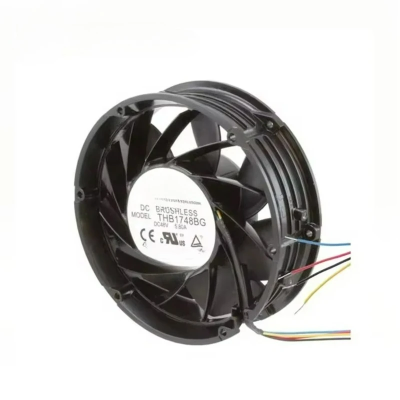 THB1748BG 48V DC 172mm 17251 3.5A  20.3CFM 8000RPM 165W Server Power Inverter Ball Bearing Axial Cooling Fan