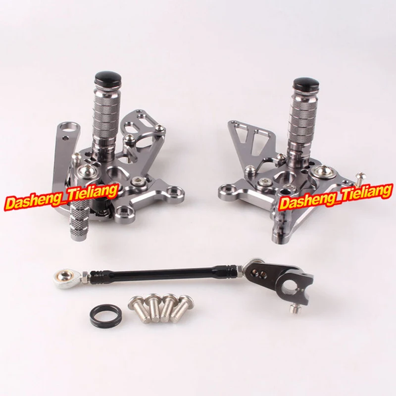 Motorcycle Adjustable Shift Brake Rear Set Footpegs Foot Rest Peg For Aprilia RSV4 2009-2014 Spare Parts