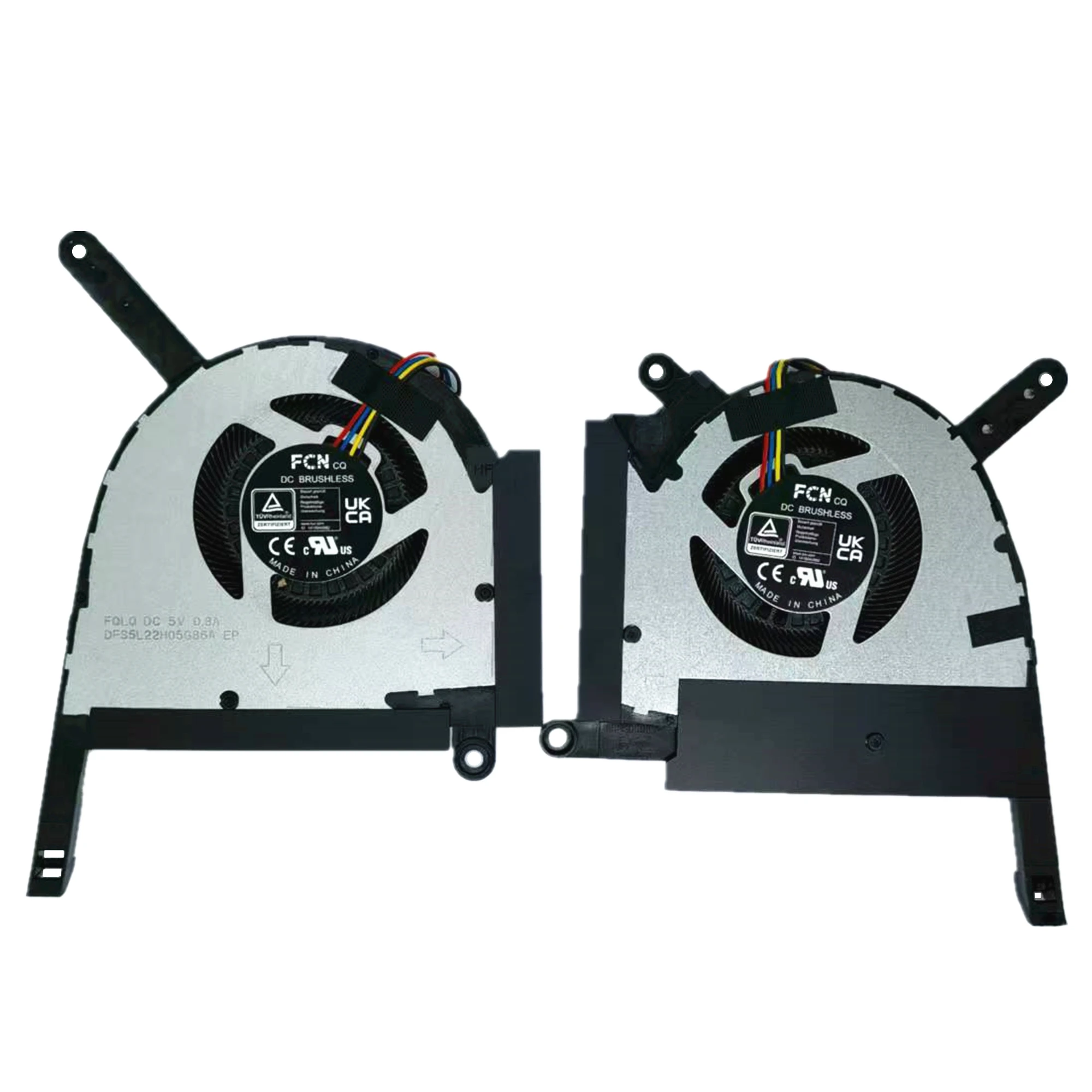 Новый охлаждающий вентилятор для ноутбука, процессора + графического процессора для ASUS TUF Pro FA617 FA617XS FA617NS серии 13NR0EQ0M02011 13NR0EQ0M03011 FQLQ DFS5L22H05G86A