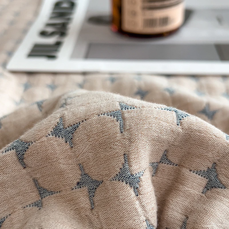 Pure Cotton Throw Blanket Breathable Ultra Soft Waffle Blanket for Single Double King Queen Bed Home Decor Summer Throw Blankets