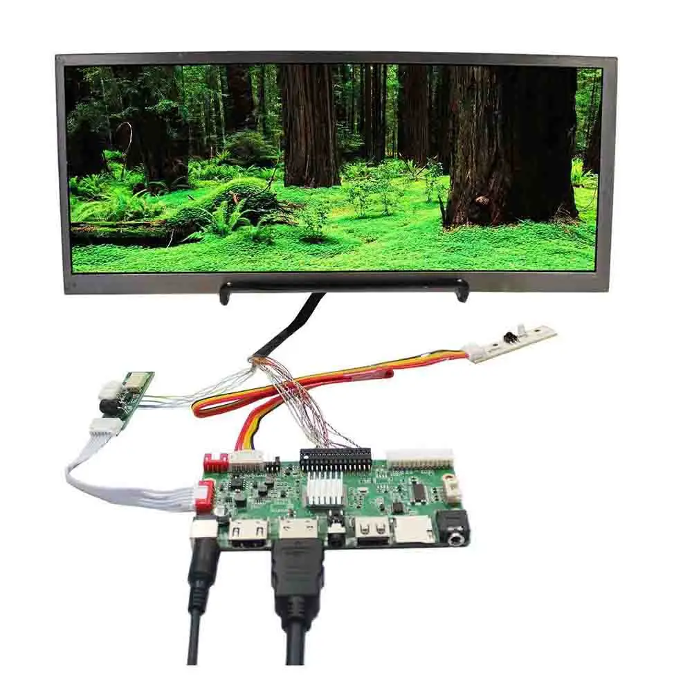 12.3inch HSD123KPW1-A30/HSD123KPW2-D10 1920X720 LCD Screen with LVDS Cable Driver Board