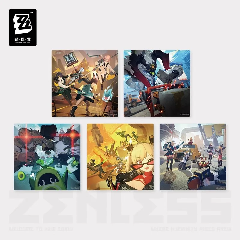 

Official Zenless Zone Zero Genuine Anime Lido Left Behind Series Images Collectible Turbine Card Sets Second Bullet Game Gift