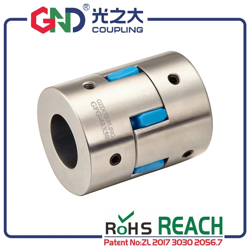 2024 New GND D30 L40 Hole Minimum 5mm Maximum 16mm Jaw Shaft Coupler Motor Flexible CNC Flange Kupplung Wellen 8mm Coupleur Mote