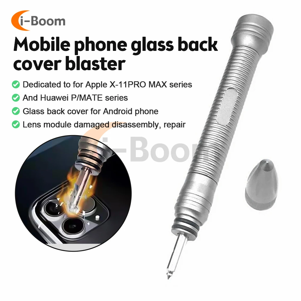 Blasting Pen Break Crack Demolishing Pen Cell Phone Back Cover Camera Glass Blasting Tool Removal Repair