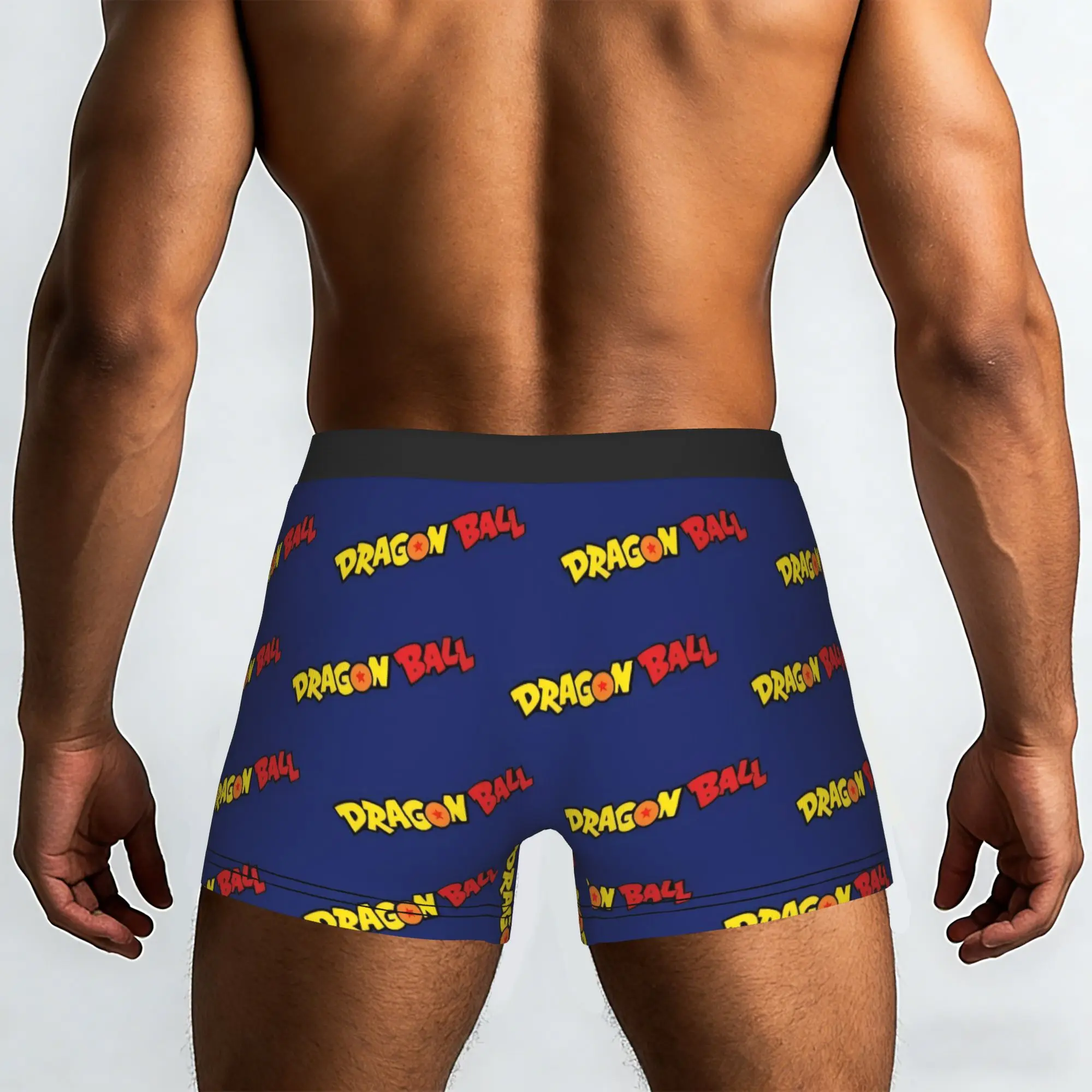 Dragon Ball Text Pattern Dragon Ball Underpants Homme Panties Male Underwear Ventilate Shorts Boxer Briefs
