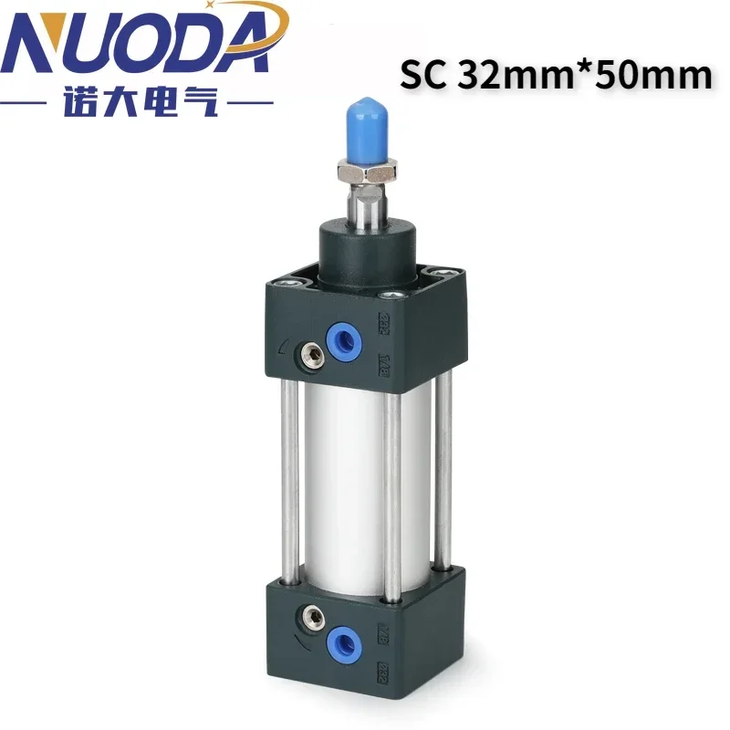 NUODA SC Standard Cylinder Pneumatic Air 32MM Bore 50MM Stroke Double Action Pneumatic Cylinder with Big Thrust Piston