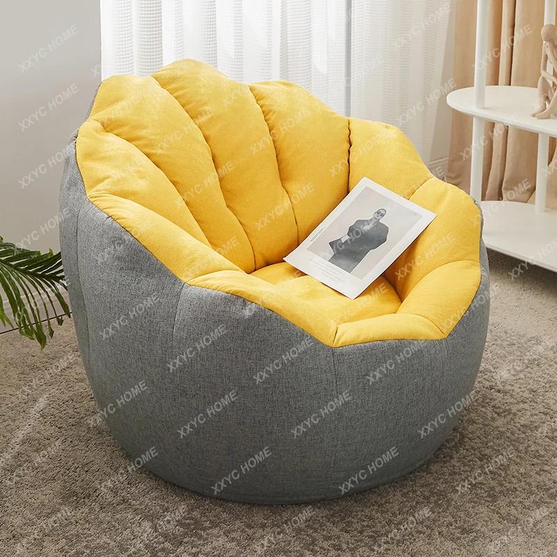 Lazy sofa balcony lying bean bag small apartment rental house room shell single tatami small sofa