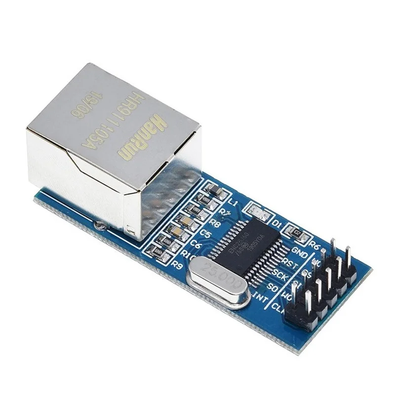 Mini bouclier Ethernet ENC28J60, 1 pièce, pour interface Nano SPI, module réseau LAN, Ethernet