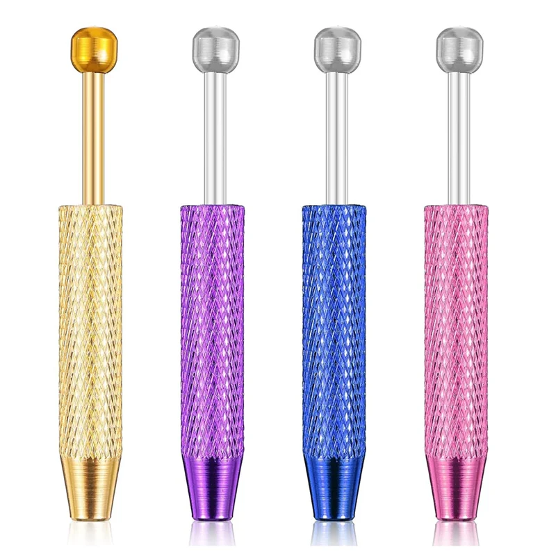 

MOPHE-Mini Stainless Steel Jewelry Grabber Tool 4 Pcs 4-Claw For Small Parts Pickup, Piercing Holder Pen