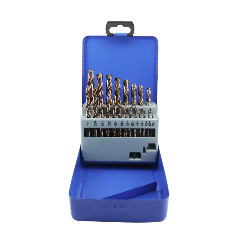 

29PCS 1/16"-1/2" Cobalt Drill Bit Set M35 6542# HSS Twist Drill Bit Set for Hardened Metal Cast Iron Stainless Steel