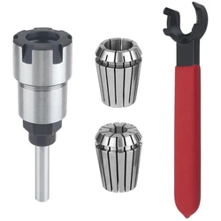 Shank Router Bit Colle Collet Extension Chuck Converter Adapter,Convert 1/2,1/4-Inch Shank Bit with ER20 Spring Collet CNIM Hot