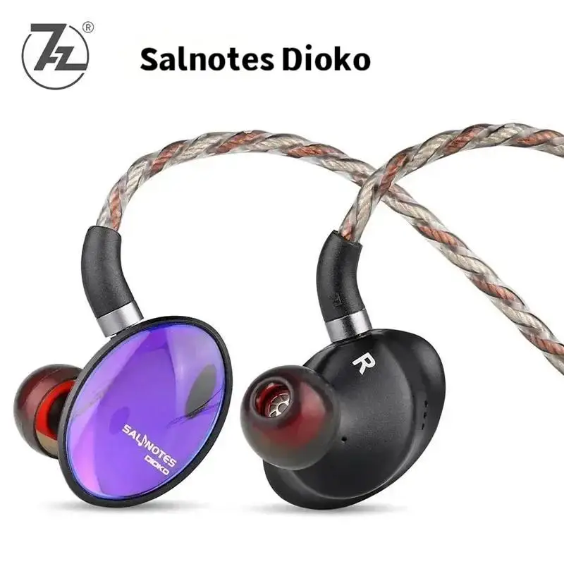 

7HZ Crinacle Salnotes Dioko 14.6mm Planar Diaphragm Driver HiFi In Ear Earphone Music IEM Headphone Detachable Cable