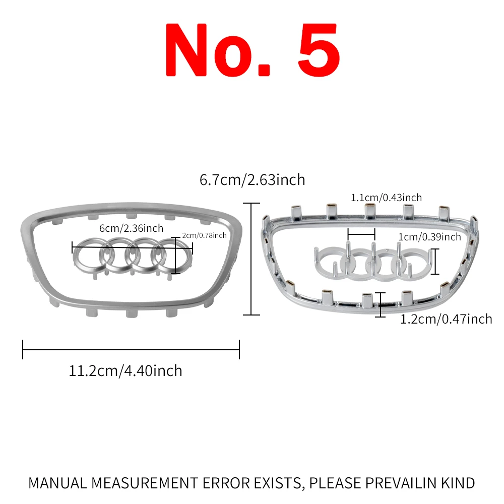 Lenkrad-Dekorationsring-Abdeckungsaufkleber für Audi A3 A7 Q3 Q7 Q5 E-TRON A8 A7L Q6 Q8 SQ5 Q5L A4L A6L A5 A8L – Detail 7