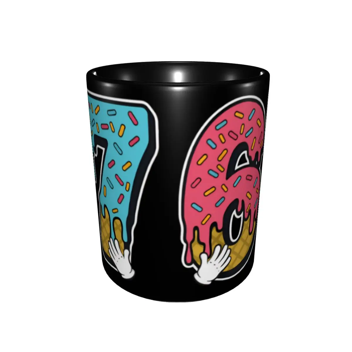 Santa 67 Christmas 6 7 Meme Gen Alpha Meme Six Seve Gift Mug for Woman Man Funny Tea Cup Present for Home