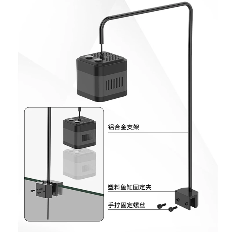 

High Quality Full Spectrum Fish Tank Lights With Bracket Aquatic Coral Grow Lamp for Aquariums LED Aquarium Plant Light